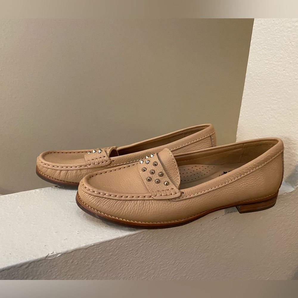 USA Driver Club Leather True Moccasins Louisville Size 7 Made in Brazil. NWOT.